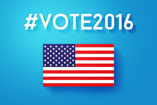Szavazás 2016 Címke választás Amerikában - Fotó, kép