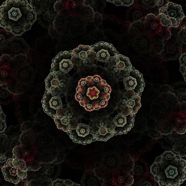 soyut çiçek fractal - Fotoğraf, Görsel