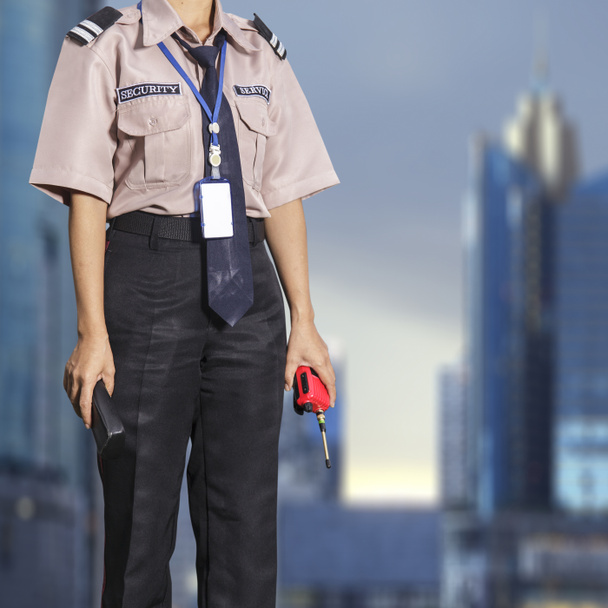 Security guard, Female Security - Photo, Image