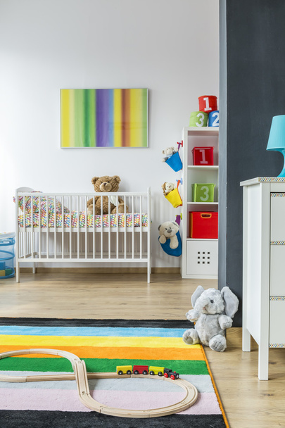 Kleurrijke baby kamer - Foto, afbeelding