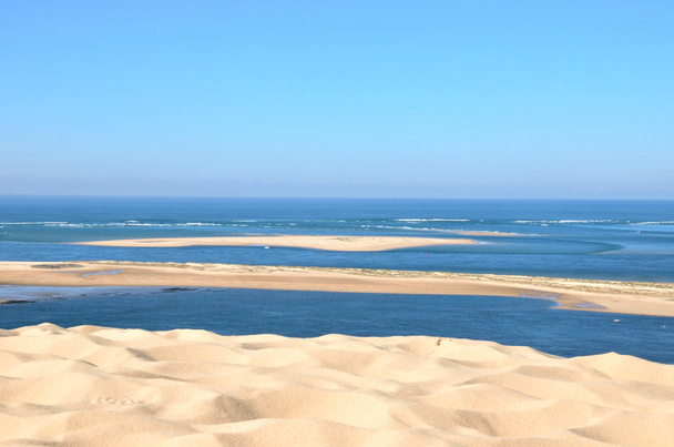 Vidět z zálivu Arcachon Dune Pilat - Fotografie, Obrázek