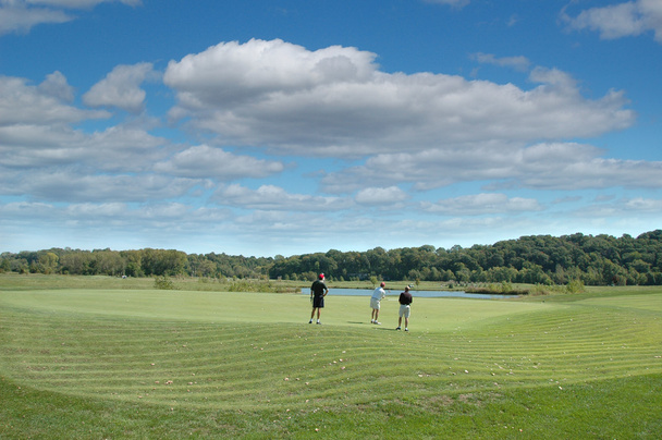 Skupina golfistů na zelená - Fotografie, Obrázek