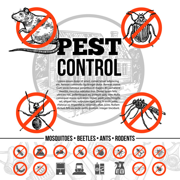 Infografica sul controllo dei parassiti
 - Vettoriali, immagini