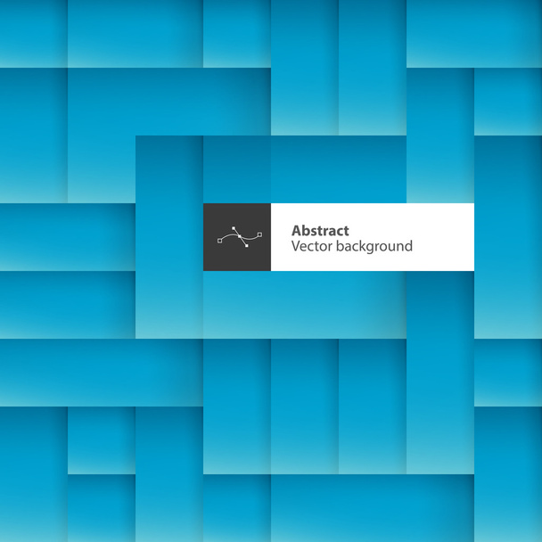 Blue abstract squares background  - Vector, Image