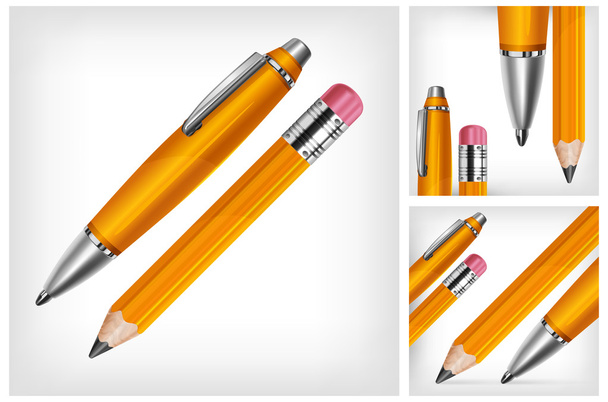Pen & pencil - Wektor, obraz