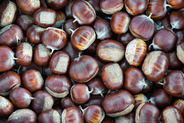 Autumn chestnuts detail - Photo, Image