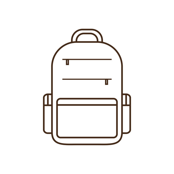 travel bag isolated icon - Vector, Image