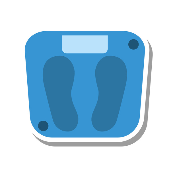 balance measure weight isolated icon - Vector, Image