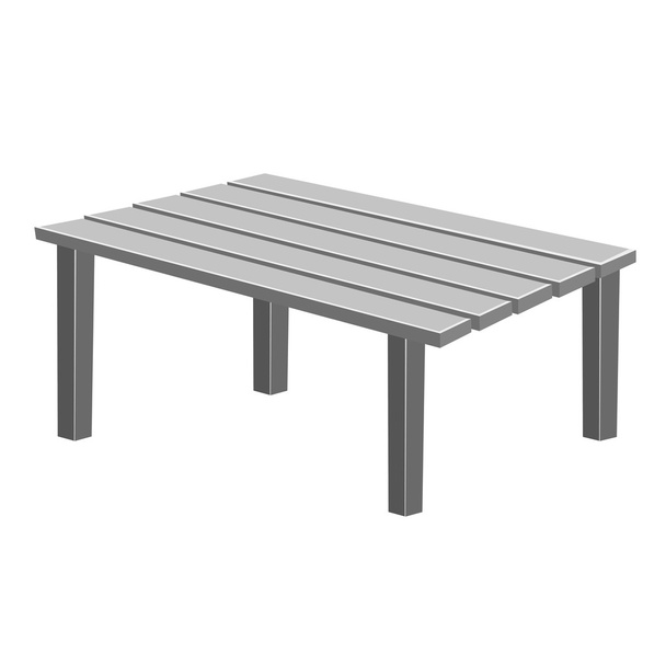 table isolated illustration - Vector, Image