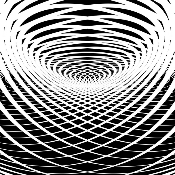 Ilusión óptica fondo abstracto. - Vector, Imagen