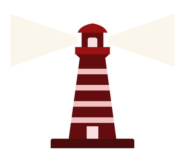 lighthouse on white background - Foto, afbeelding