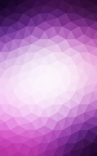 Patrón de diseño poligonal púrpura, que consiste en triángulos y gradiente en estilo origami
. - Foto, Imagen