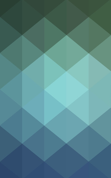 Azul claro, padrão de design poligonal verde, que consistem em triângulos e gradiente no estilo origami
 - Foto, Imagem
