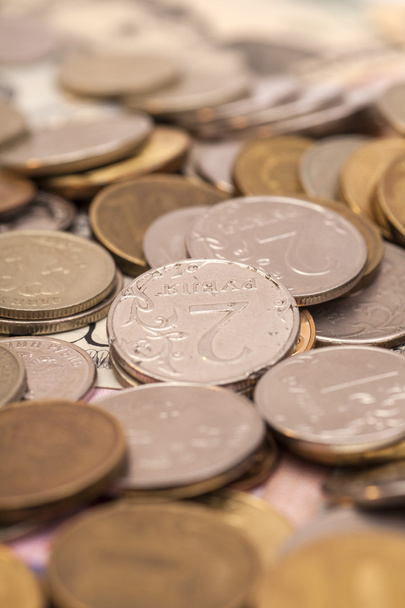 Many coins background money - Fotó, kép