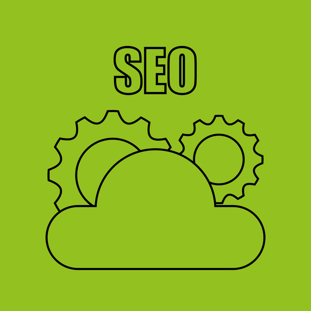 search engine optimization flat icons - Vector, Image