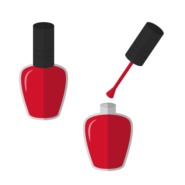 Flat icon nail polish - Vector, Image