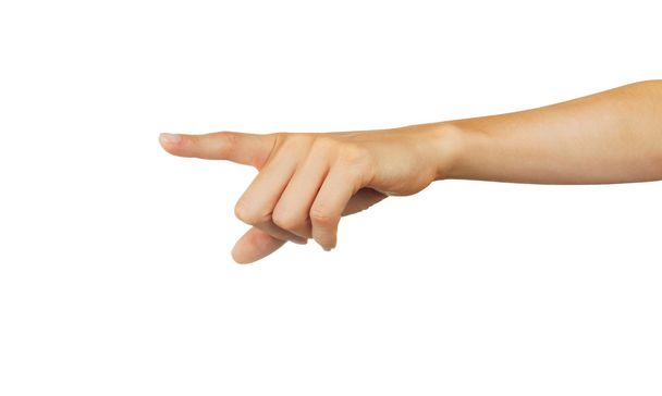 Γυναίκα χέρι κάνοντας σημάδι - Φωτογραφία, εικόνα