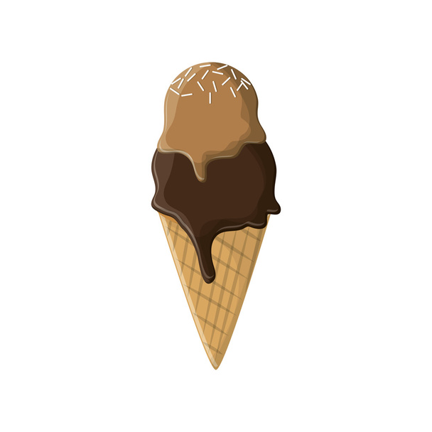 Diseño de helado aislado
 - Vector, Imagen