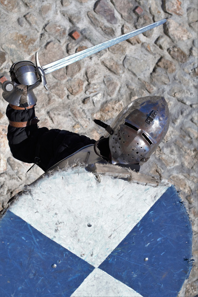 středověké brnění šermíř - Fotografie, Obrázek