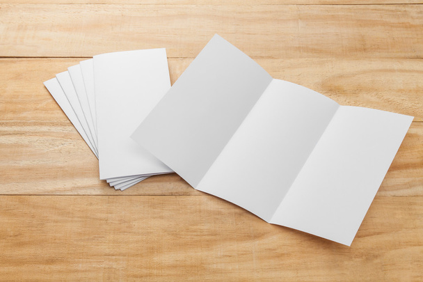 blank brochure paper  - Photo, Image