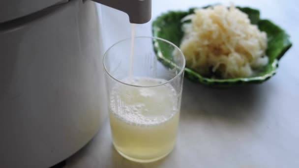 Sauerkraut juice - Footage, Video