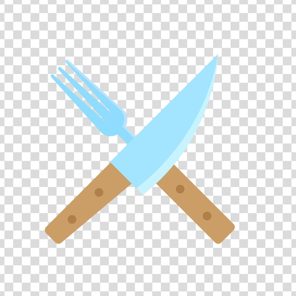faca e garfo em nackground transparência
 - Vetor, Imagem
