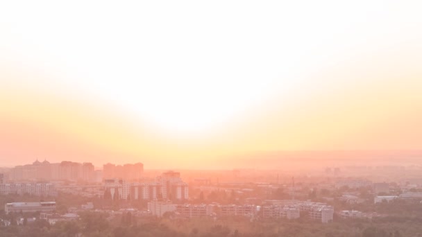Alma Ata üzerinden günbatımı - Video, Çekim