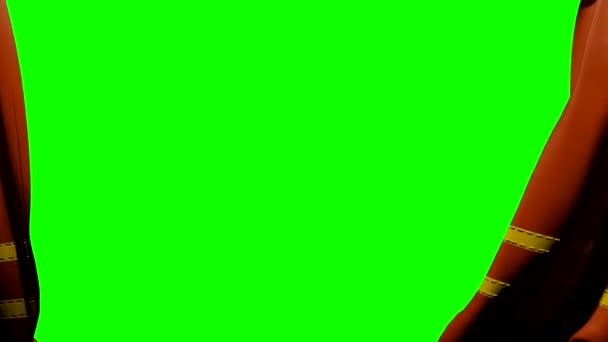 カーテン開閉ステージ シアター シネマ緑画面 4 k - 映像、動画