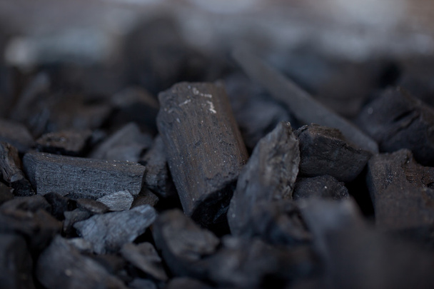 Unlit wood coal - Fotografie, Obrázek