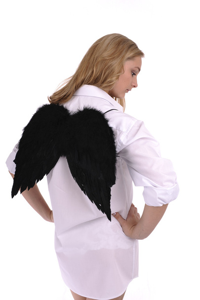 Blonde woman with wings - Photo, Image