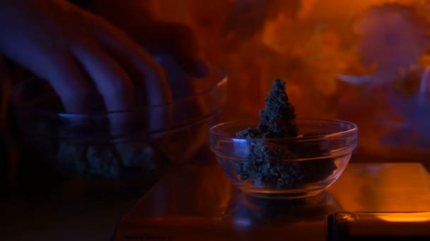 La marijuana est pondérée sur une échelle numérique
 - Séquence, vidéo