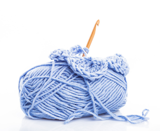Crocheting isolated - Foto, Imagen