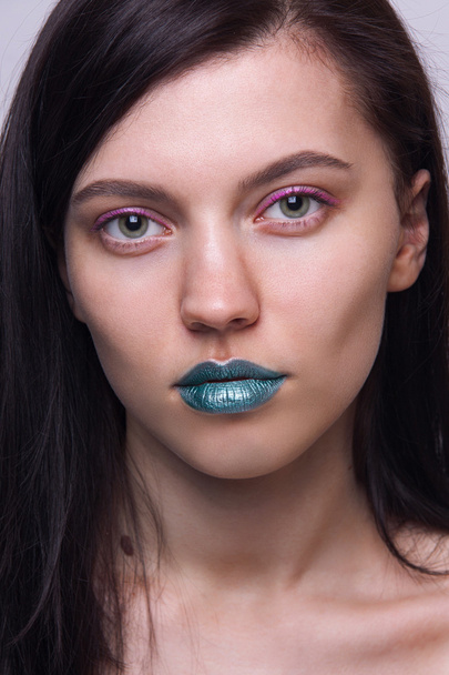 Girl with creative makeup - Valokuva, kuva