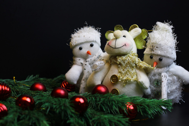 New Year decoration stuffed toys - Photo, Image