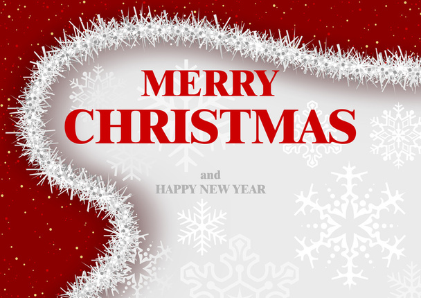 Merry Christmas Greeting - Vector, Image
