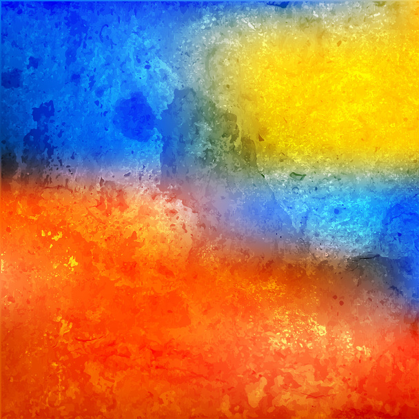 farbenfroher Aquarell-Fleck - Vektor, Bild