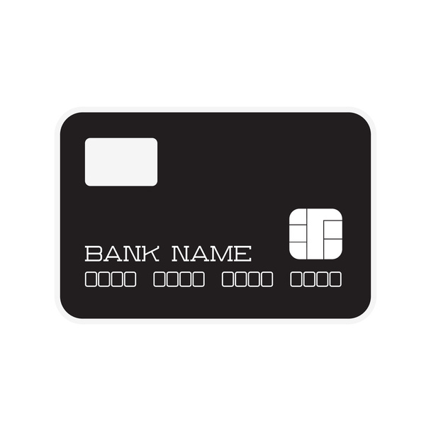 hitelkártya elszigetelt ikon - Vektor, kép