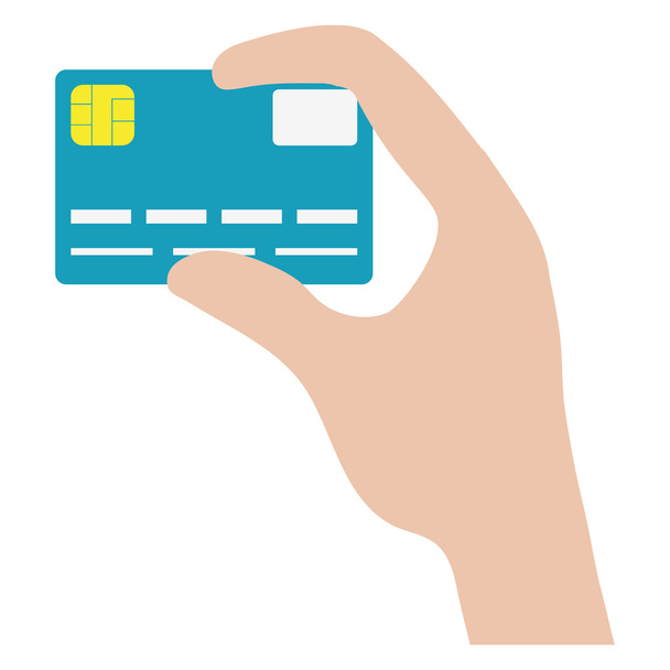 credit card isolated icon - Vector, Image