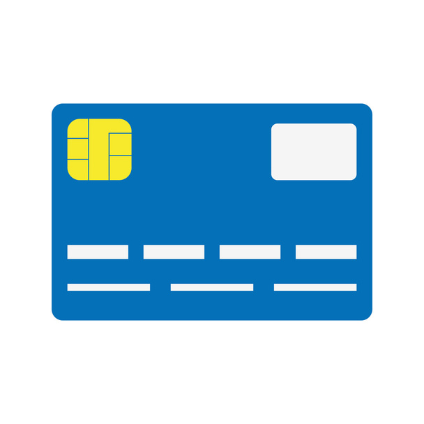 μεμονωμένο εικονίδιο πιστωτική κάρτα - Διάνυσμα, εικόνα