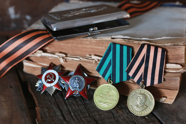 medalhas composição WWII
 - Foto, Imagem