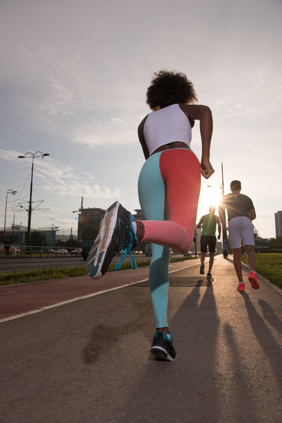 multiethnic group of people on the jogging - Fotografie, Obrázek