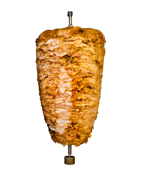 Carne de frango grelhada isolada do Médio Oriente Kebab
 - Foto, Imagem