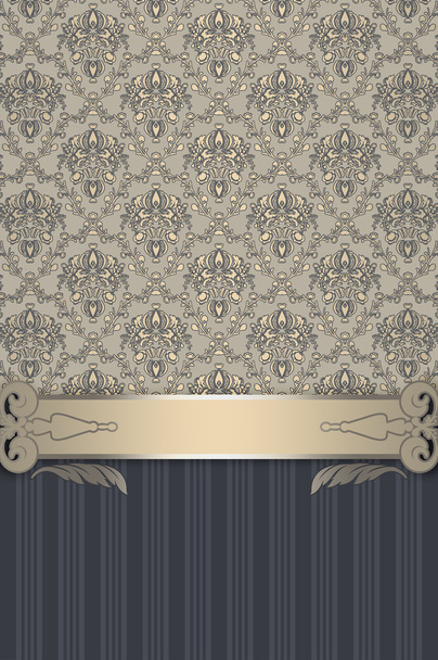 Decorative background with floral vintage patterns. - Photo, image