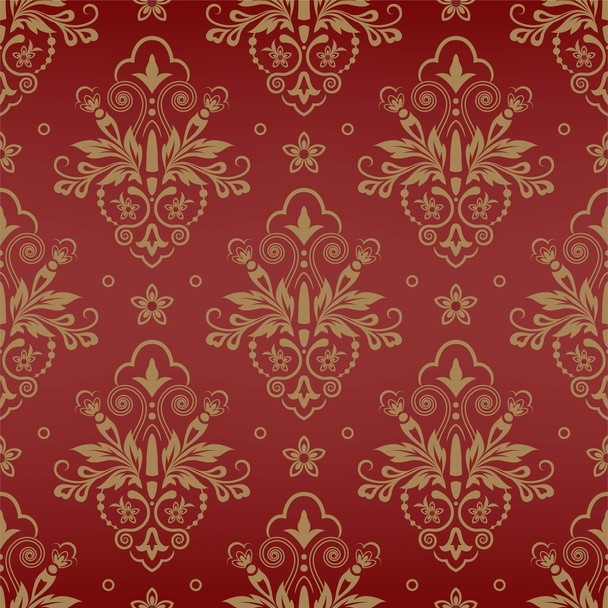 Seamless background in the style of Damascus - Vecteur, image