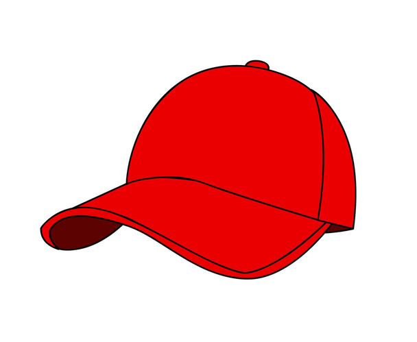 бейсбольна шапка Векторна ілюстрація
 - Вектор, зображення