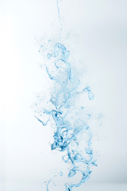 Blue ink in water. - Fotoğraf, Görsel