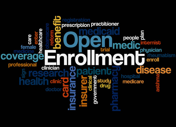 Open Enrollment, szó felhő fogalmát 7 - Fotó, kép