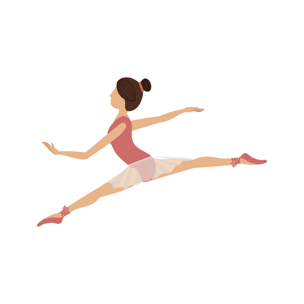 colorful dancer position small spears - Vector, Image