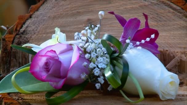 Svatební květiny příslušenství - Záběry, video
