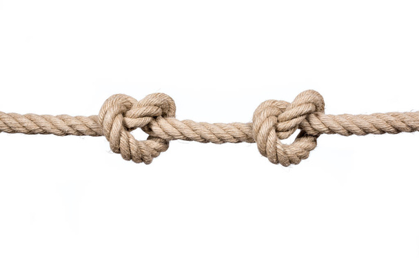 Hemp Rope Knot. - Foto, imagen